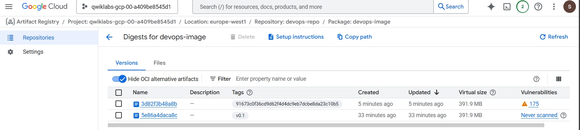 Artifact Registry in Google Cloud
